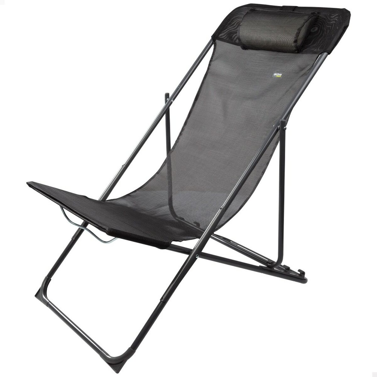 Lutbar vilstol Aktive Svart 53 x 87 x 78 cm (4 antal) - 4