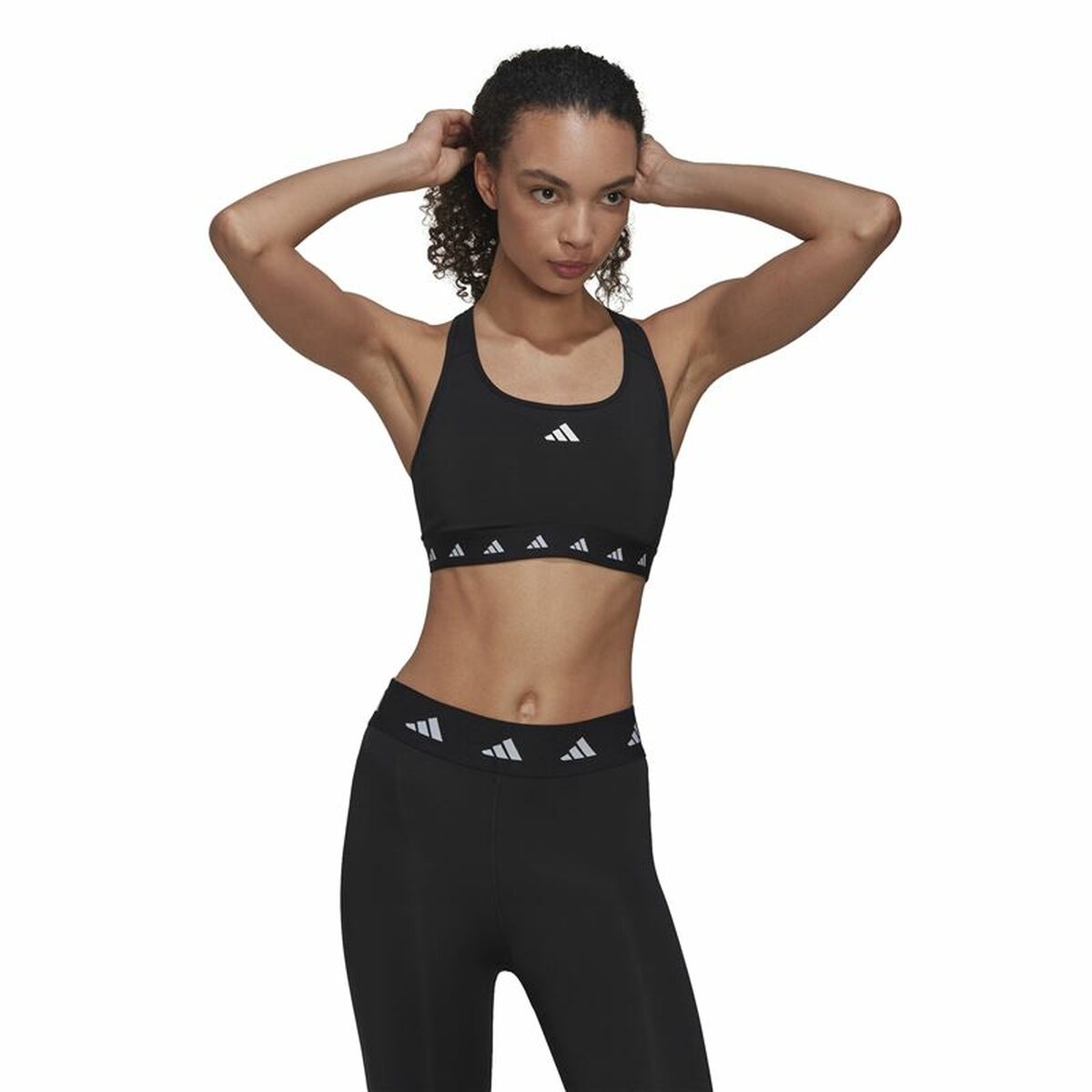 Sport-BH Adidas Essentials Pwr Ms Svart - 3