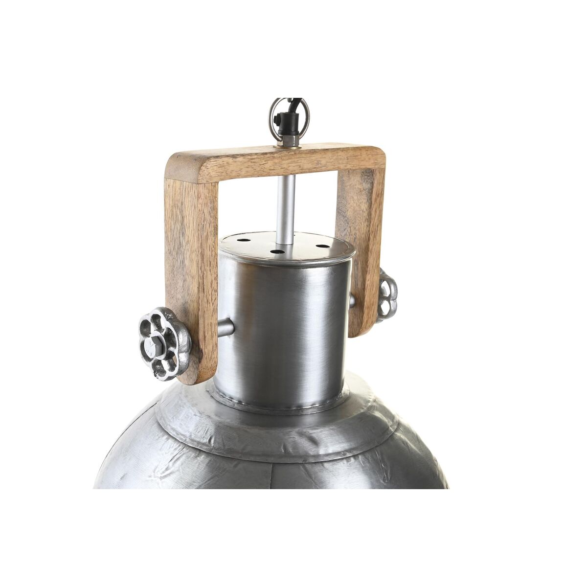 Taklampa DKD Home Decor Silvrig Brun Silver 50 W (31 x 31 x 44 cm) - 8