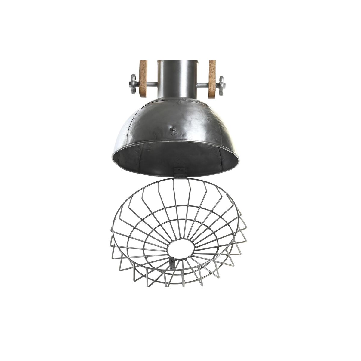 Taklampa DKD Home Decor Silvrig Brun Silver 50 W (31 x 31 x 44 cm) - 10