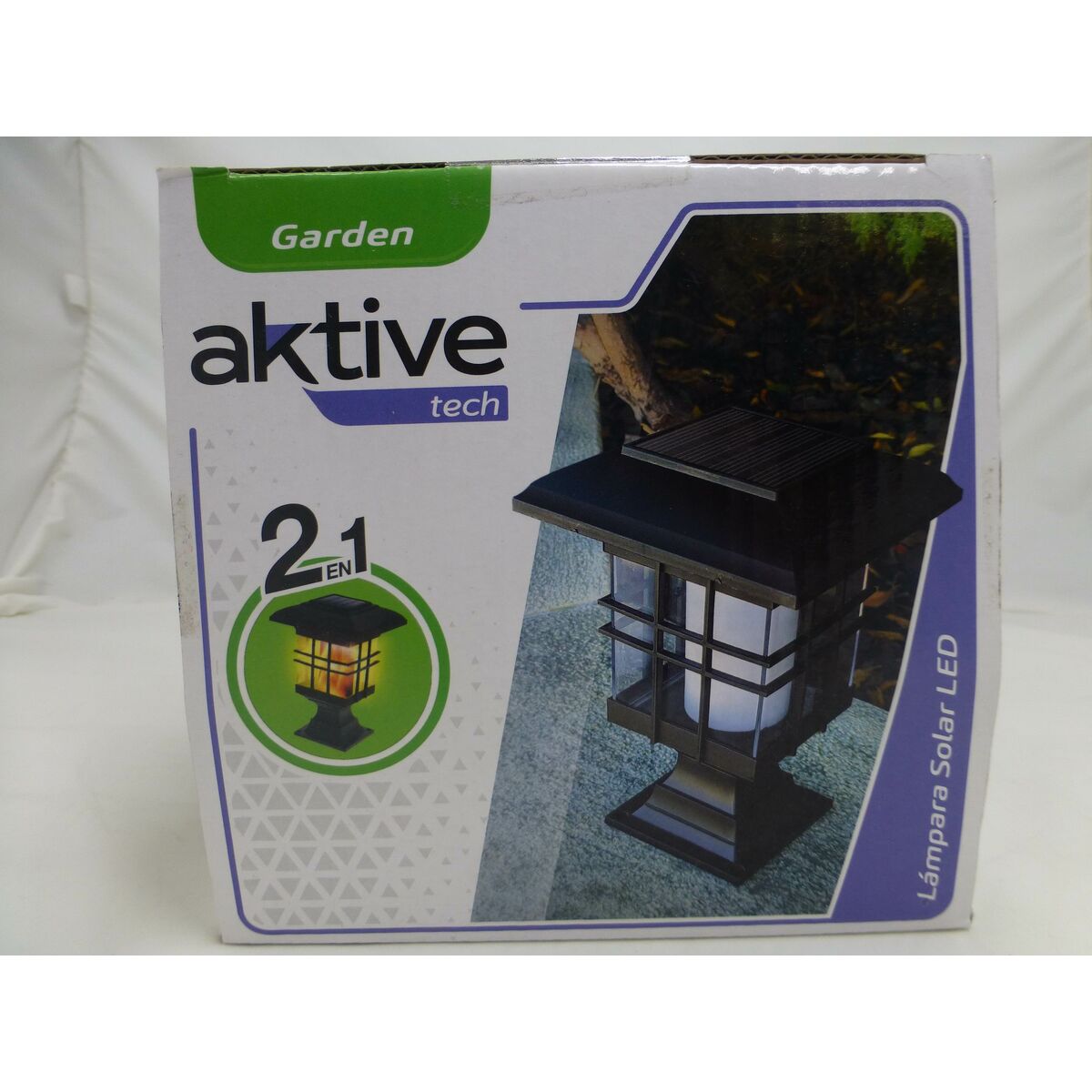 Uppsättning med solcellsstav Aktive Plast 13,5 x 46 x 13,5 cm (4 antal) - 10