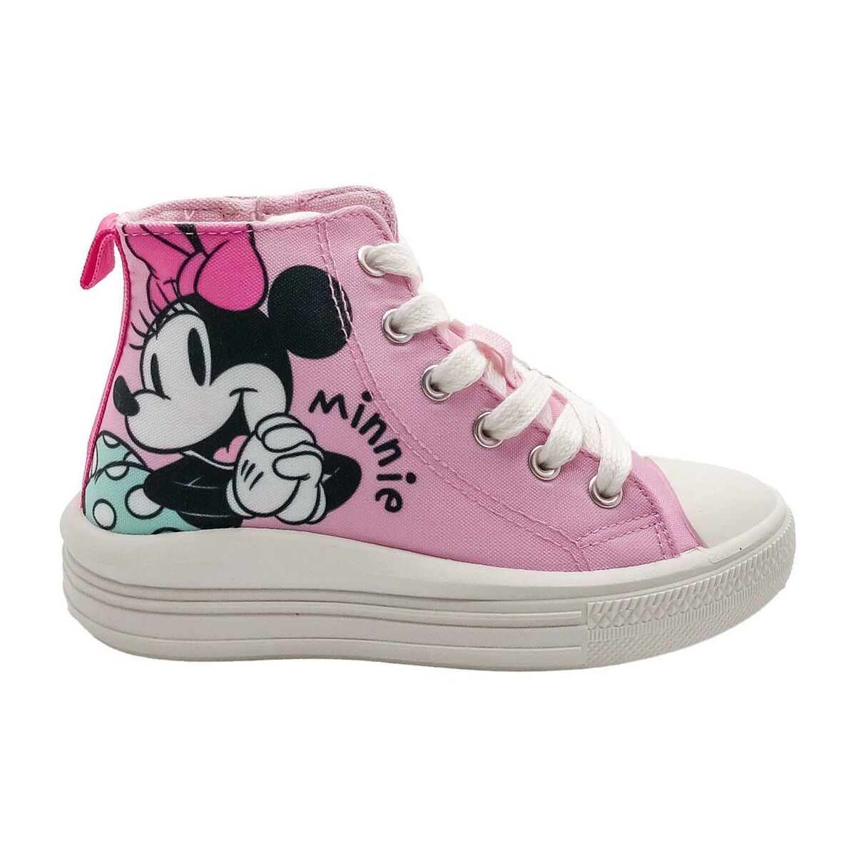 Sportskor Casual Minnie Mouse Rosa