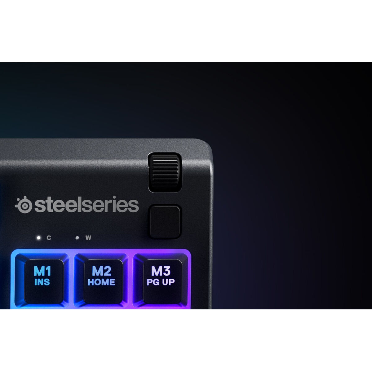 Tangentbord SteelSeries Apex 3 Gaming Svart Med kabel Franska AZERTY AZERTY - 4