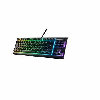 Tangentbord SteelSeries Apex 3 Gaming Svart Med kabel Franska AZERTY AZERTY