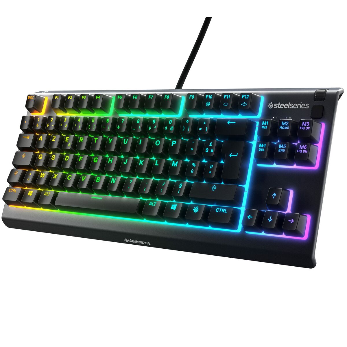 Tangentbord SteelSeries Apex 3 Gaming Svart Med kabel Franska AZERTY AZERTY - 6