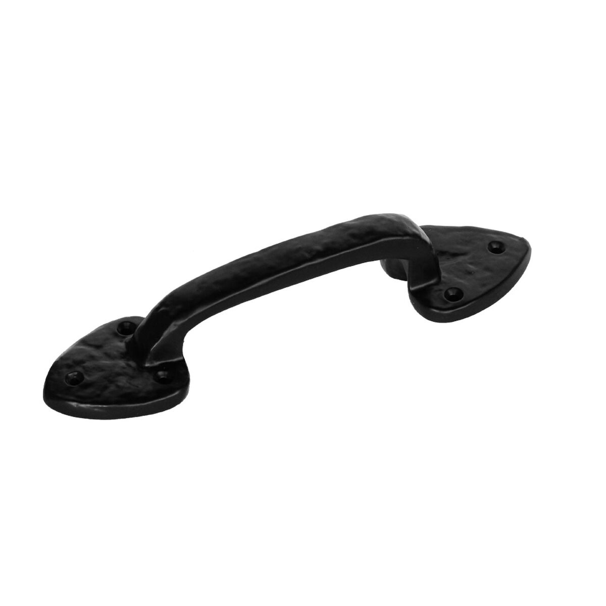 Dörrhandtag EDM 85557 Standard Svart Stål Järn Smide - 3