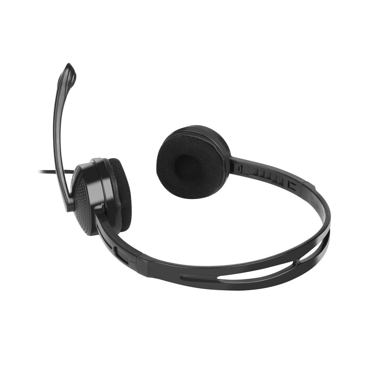 Hörlurar med Mikrofon Natec NSL-1295 Svart (Renoverade B) - 2