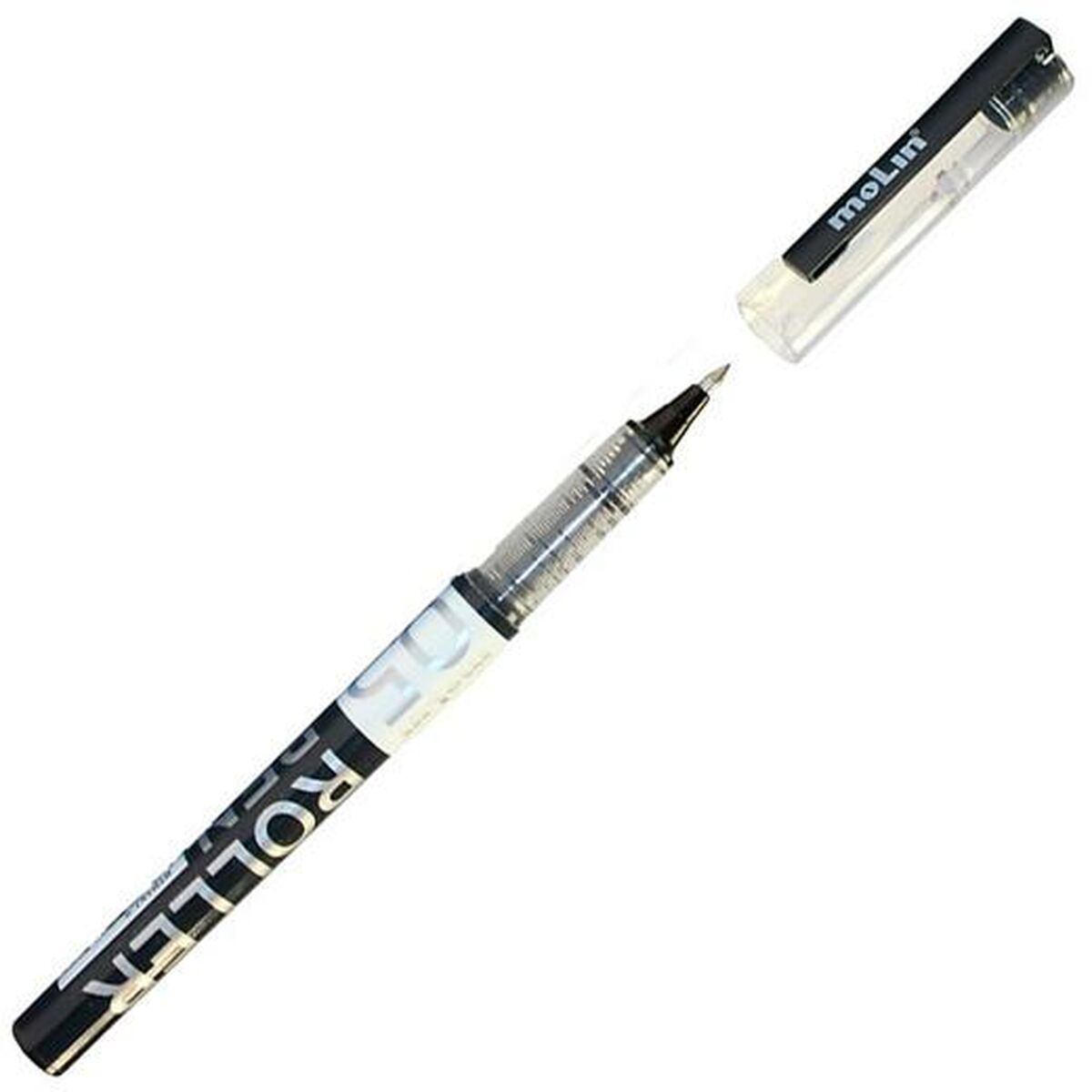 Penna för flytande bläck Molin Roller Svart 0,5 mm (12 antal) - 2