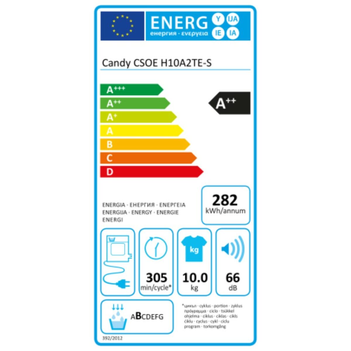 Kondensationstork Candy 10 kg Vit - 2