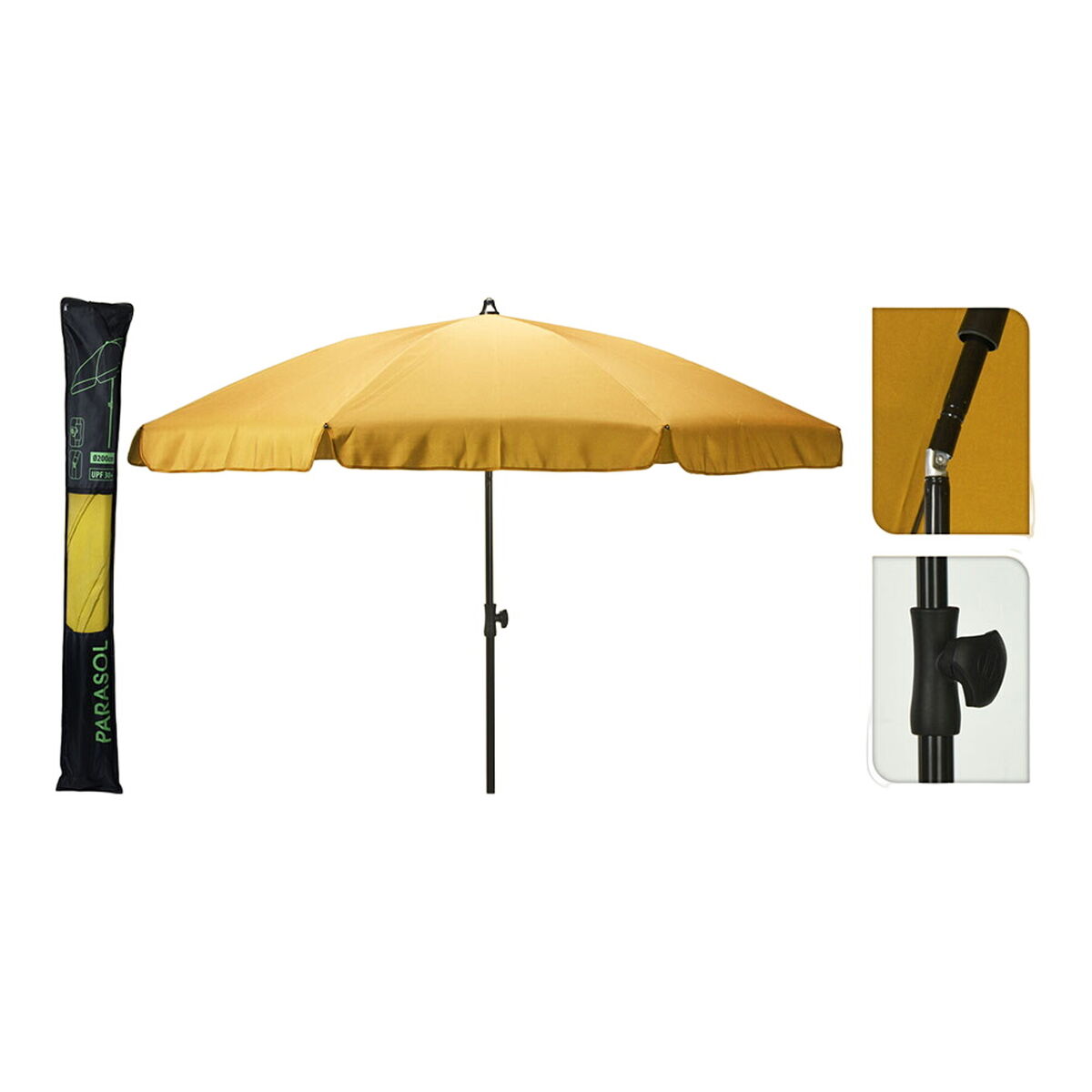 parasoll Ambiance Gul Ø 220 cm - 2