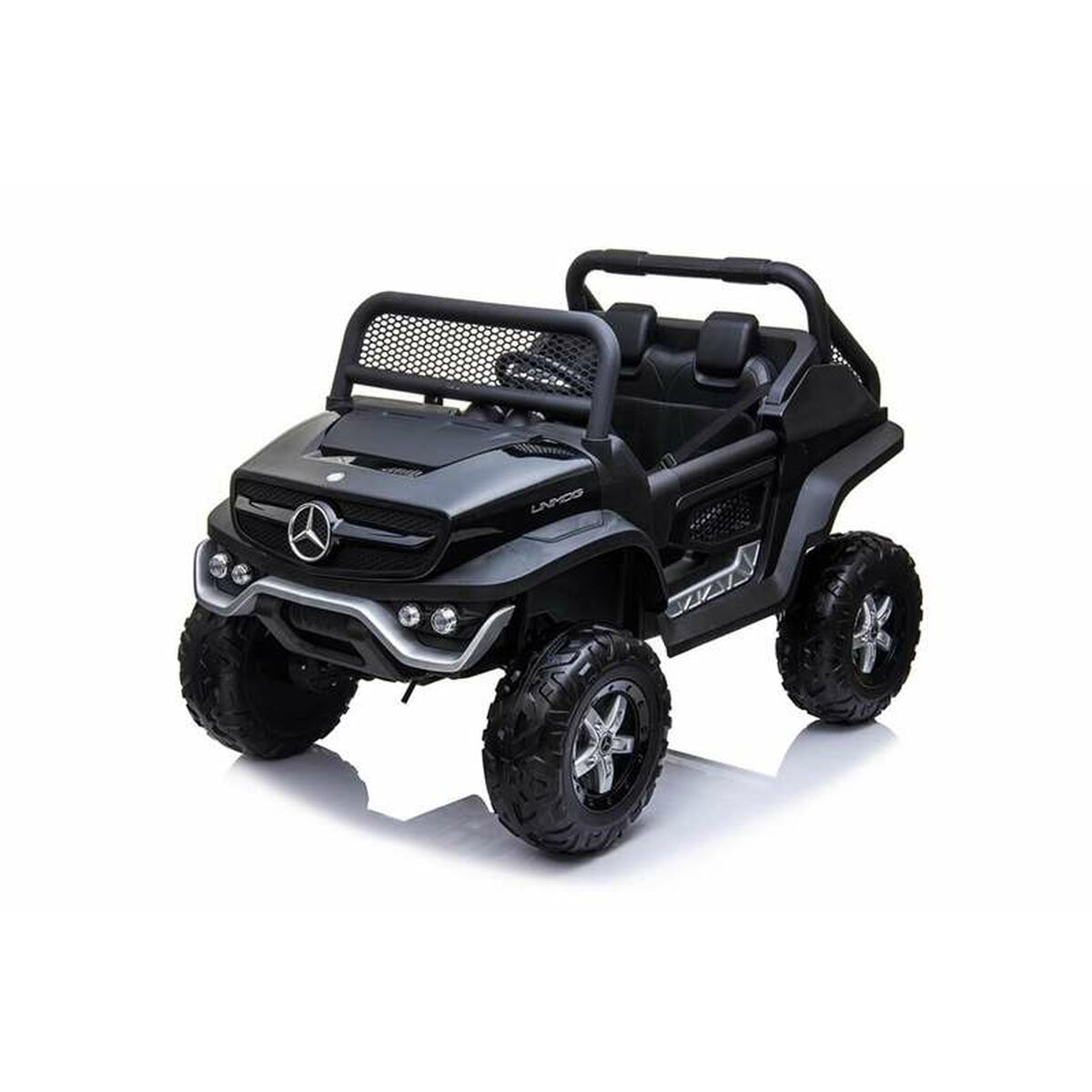 Elektrisk bil för barn Injusa Mercedes Benz Unimog Svart - 2