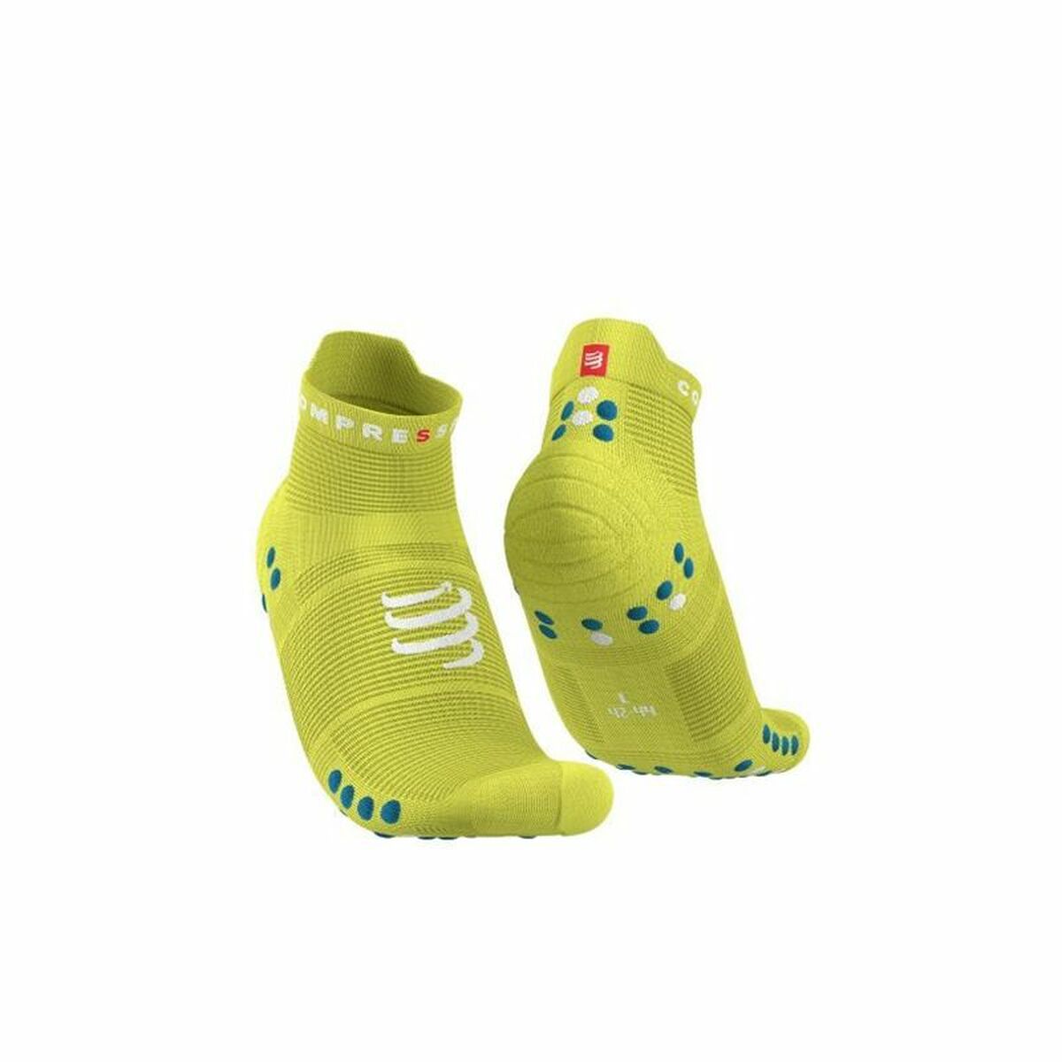 Sportstrumpor Compressport Pro Racing Gul - 2