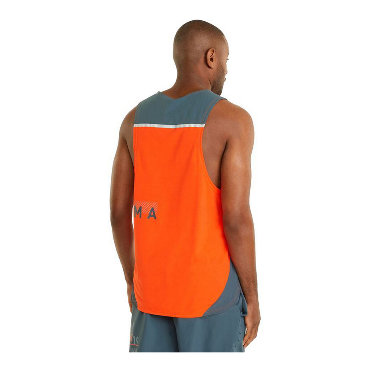 T-shirt med kortärm Herr Puma Train Everfresh Tank Orange - 4