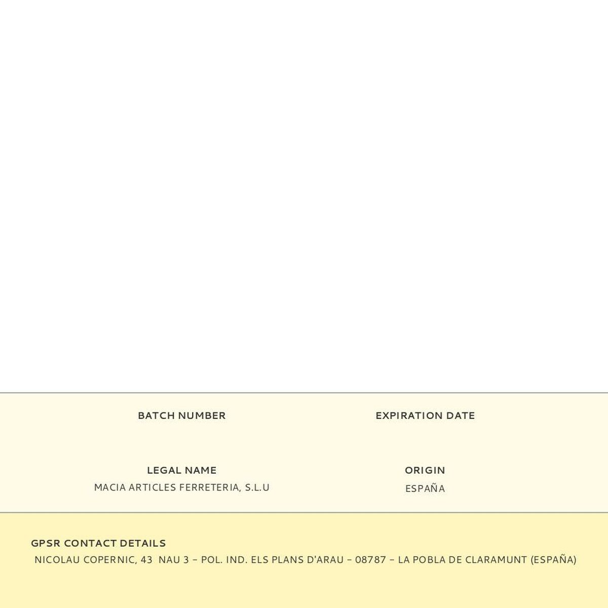Dörrspärr EDM 85564 Zink Double 50 mm Skruvögon (50 antal) - 5