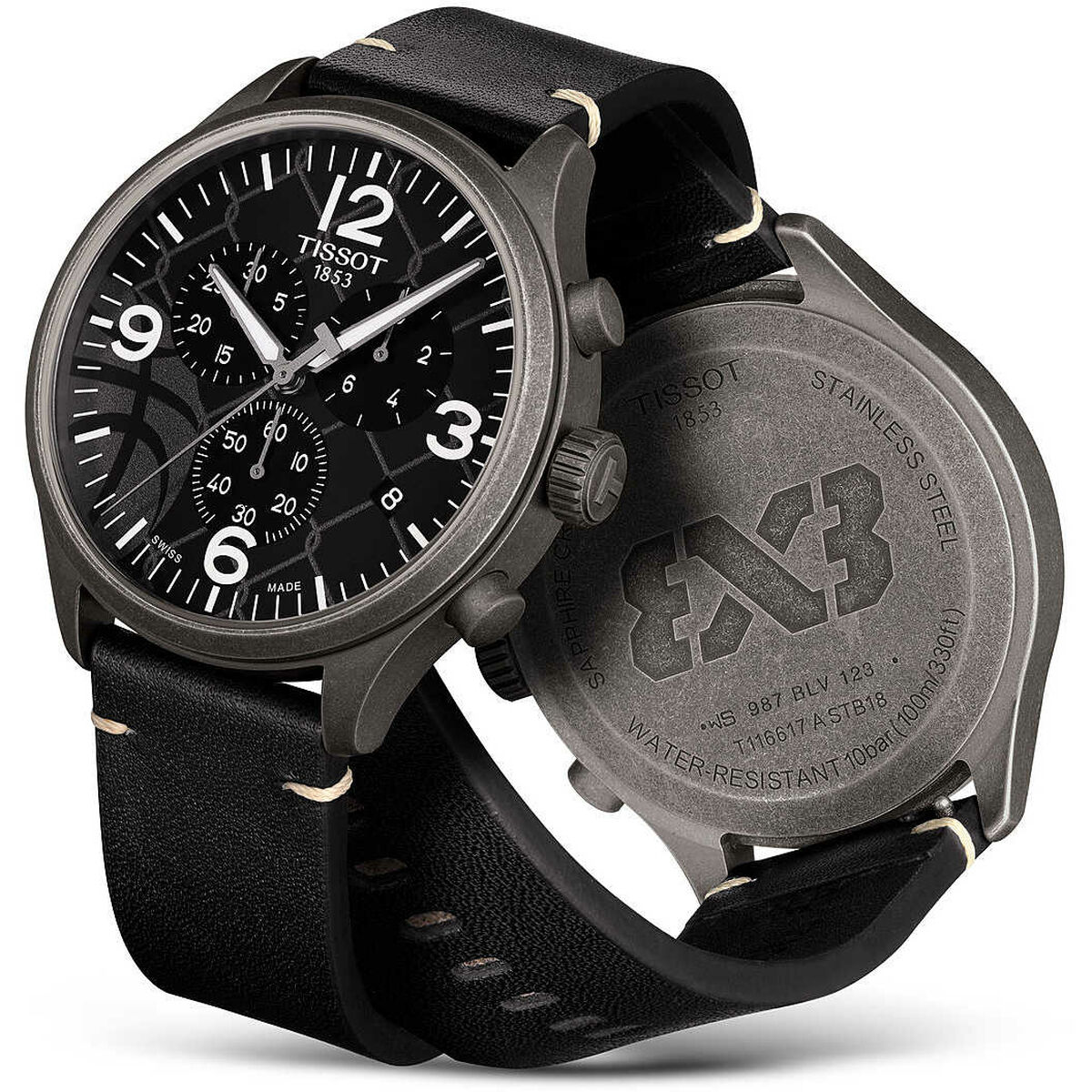 Herrklocka Tissot CHRONO XL 3X3 STREET BASKETBALL (Ø 45 mm) - 5