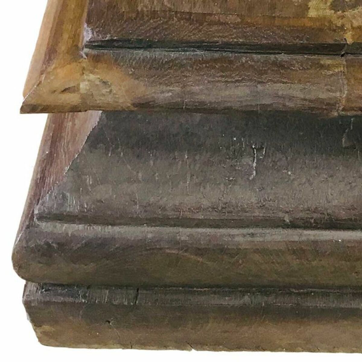 Ljusstake Alexandra House Living Återvunnet Trä 28 x 22 x 28 cm - 2