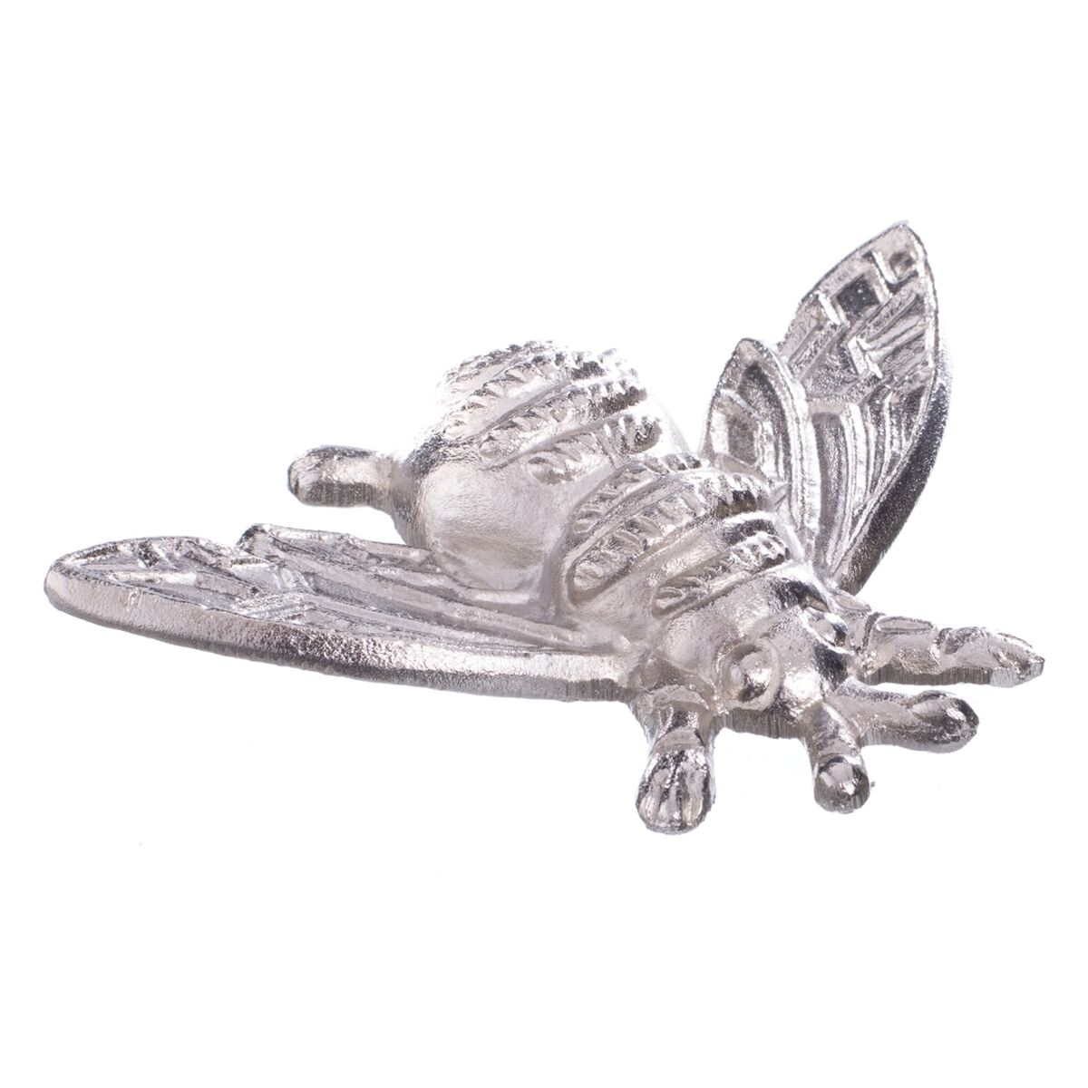 Prydnadsfigur Silvrig Metall 13 x 2 x 9 cm