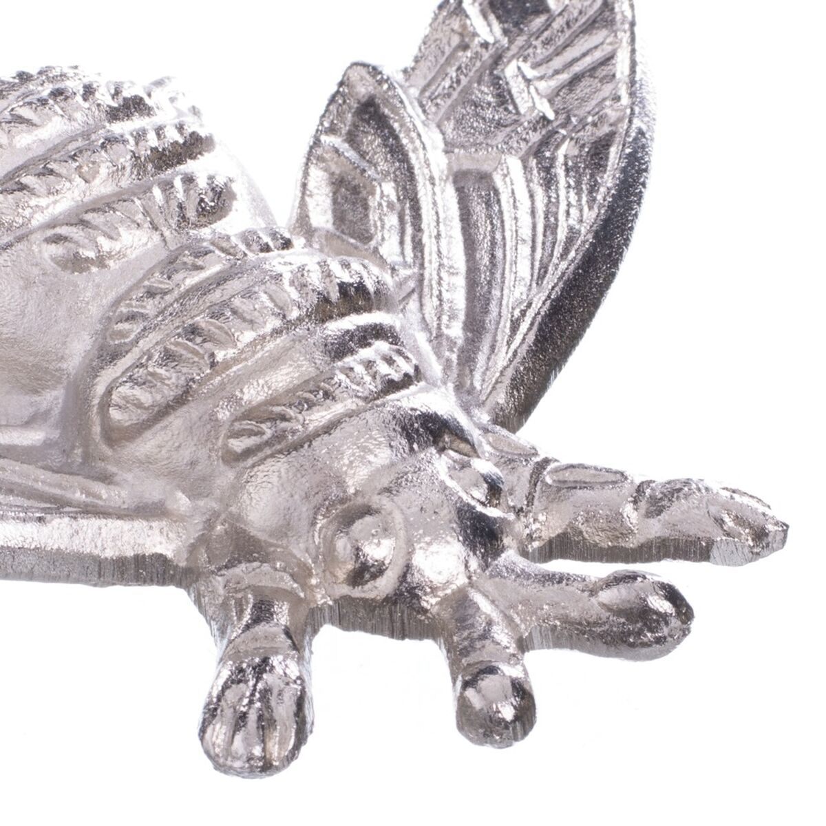 Prydnadsfigur Silvrig Metall 13 x 2 x 9 cm - 2