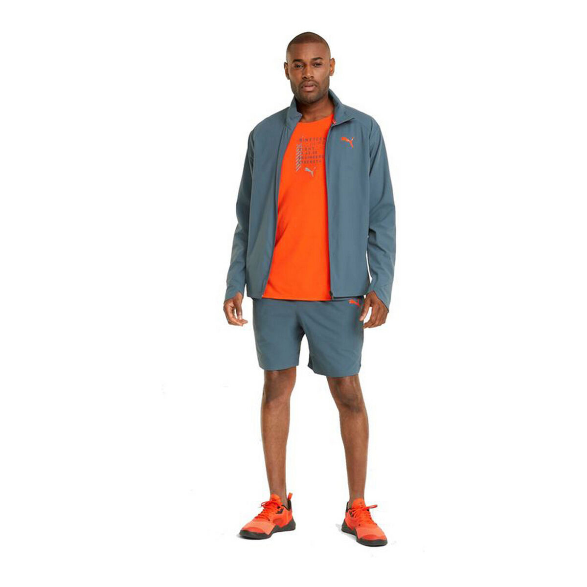 T-shirt med kortärm Herr Puma Train Everfresh Tank Orange - 8