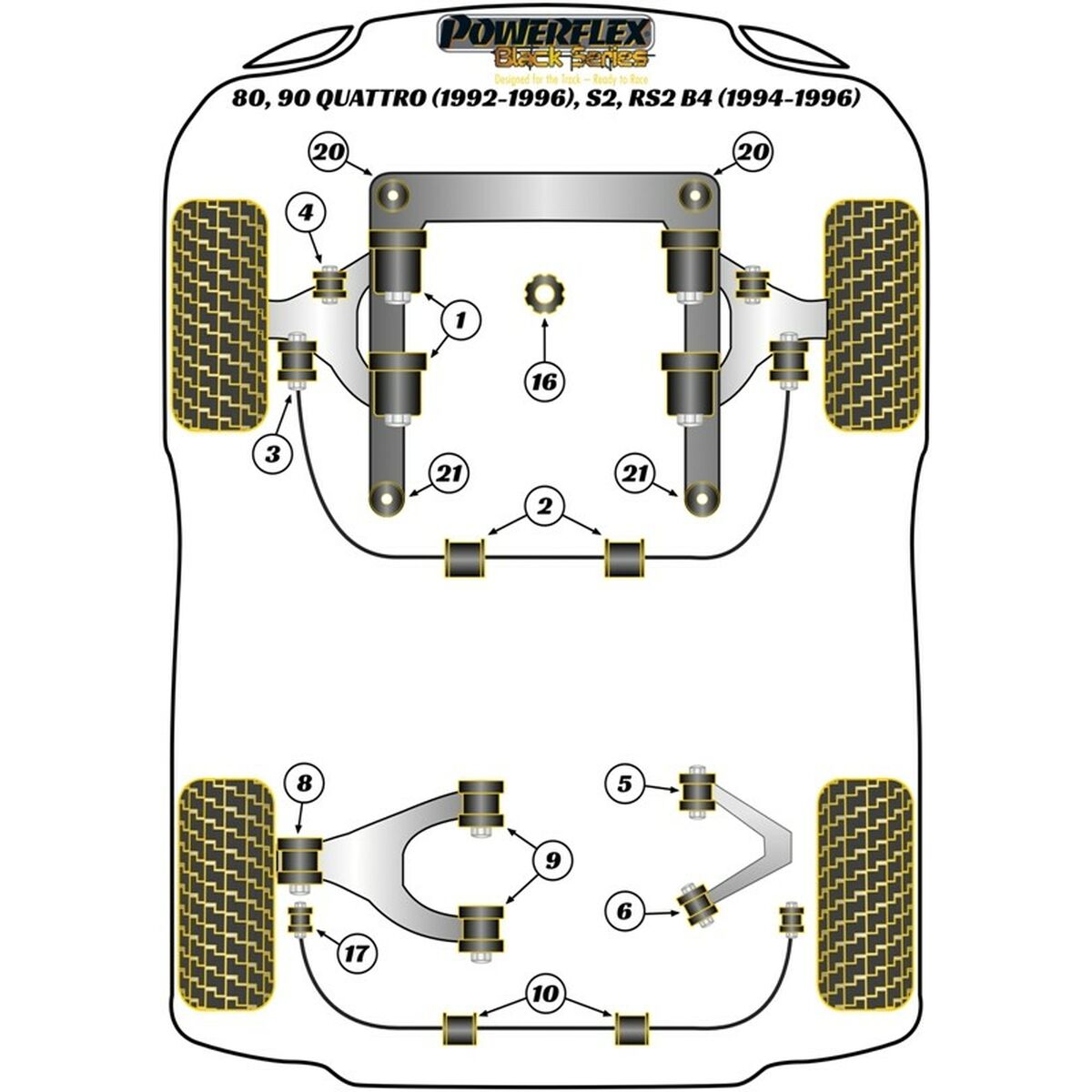Silentblock Powerflex PFA100-14 - 4