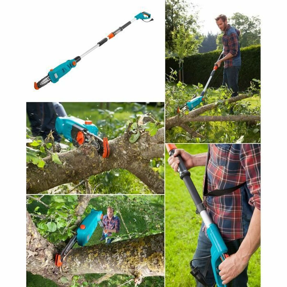 Elektrisk motorsåg Gardena 08868-20 720 W 20 cm - 2