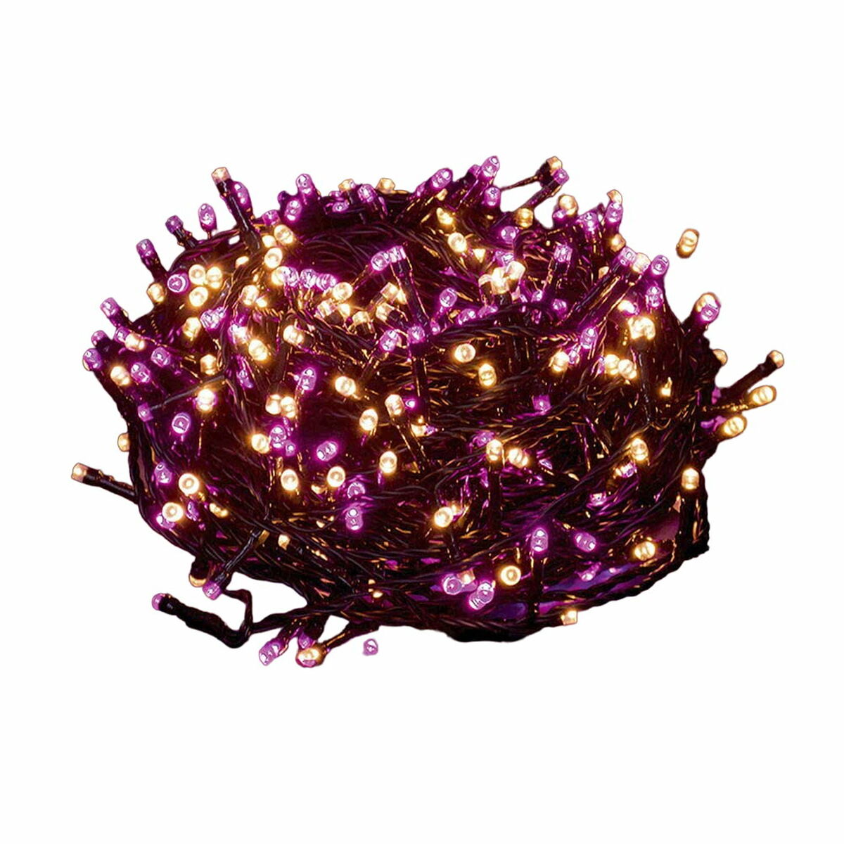 LED-krans 6 W Rosa Varmvit 25 m 24 X 14,5 X 12 CM - 3