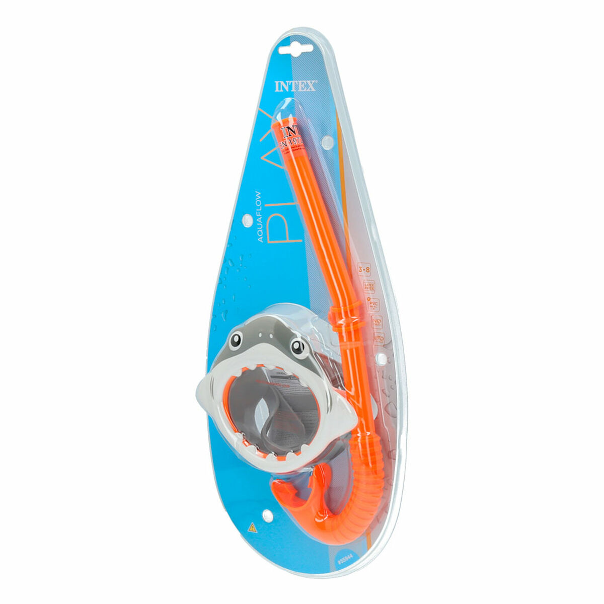 Snorkel och cyklop för barn Intex Haj (6 antal) - 6