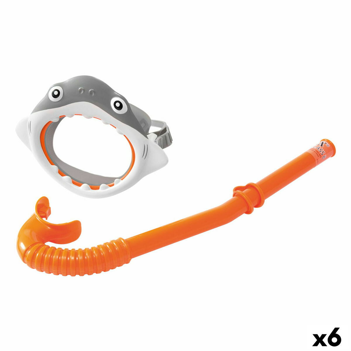 Snorkel och cyklop för barn Intex Haj (6 antal) - 2