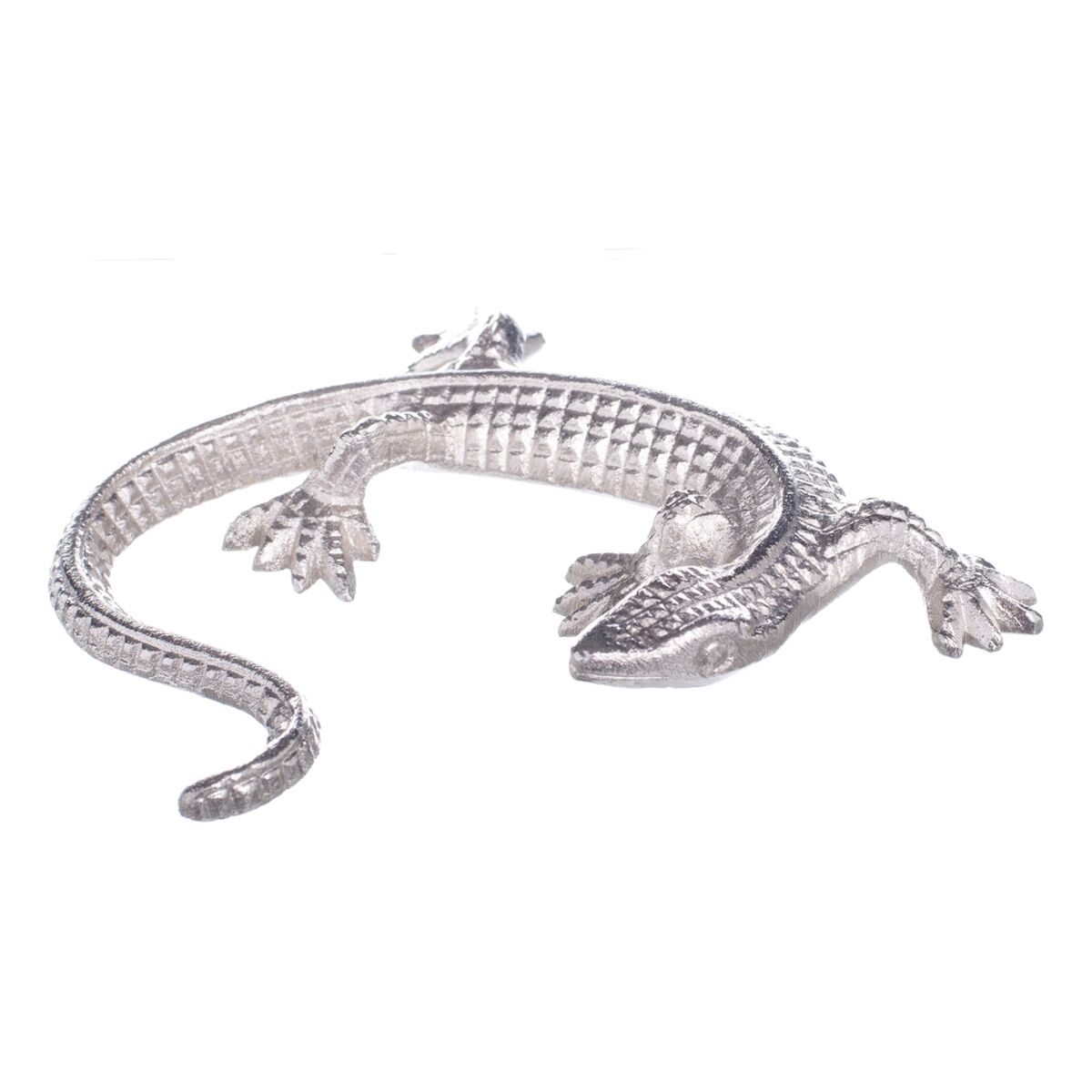 Prydnadsfigur Silvrig Metall 14 X 11 X 2,5 CM