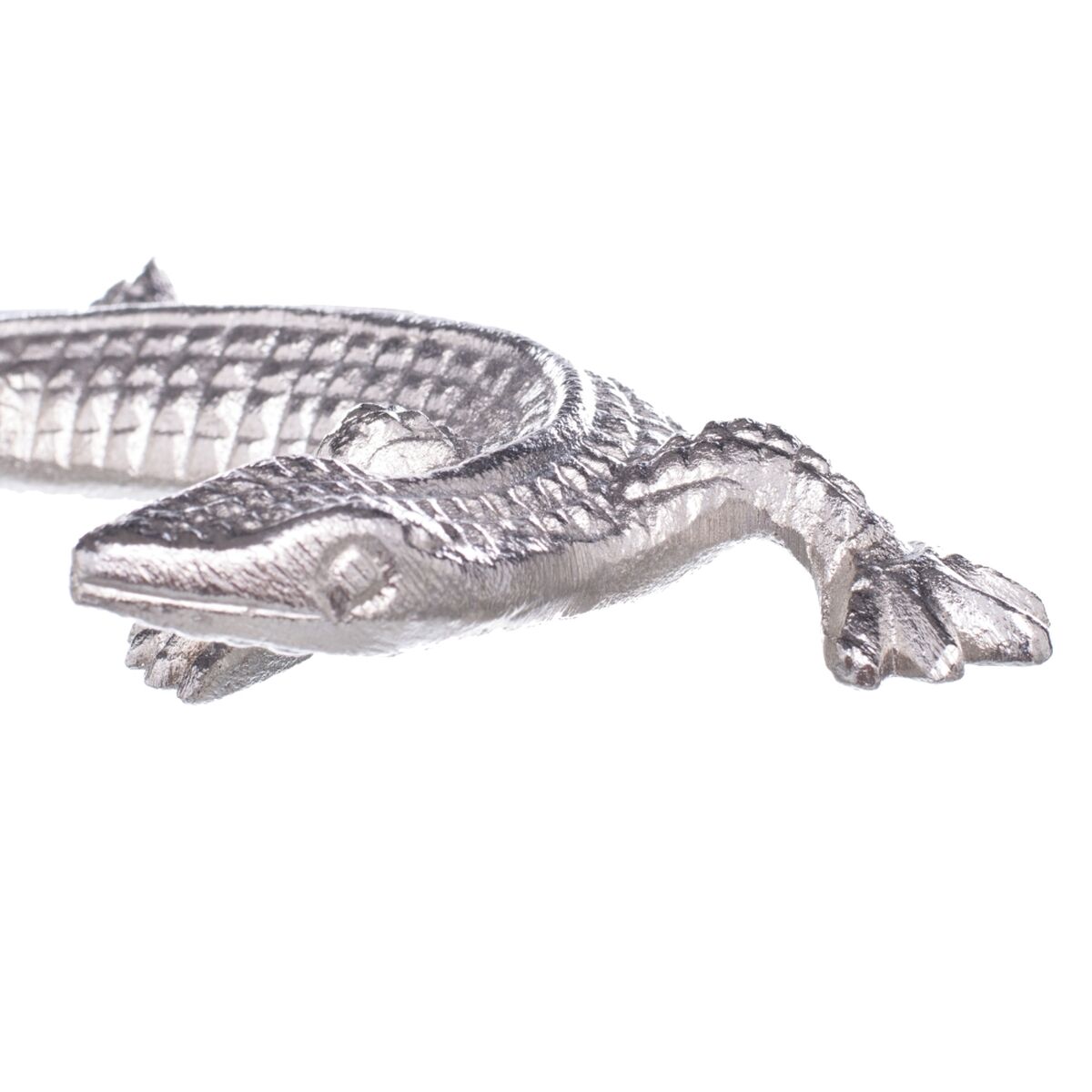 Prydnadsfigur Silvrig Metall 14 X 11 X 2,5 CM - 2