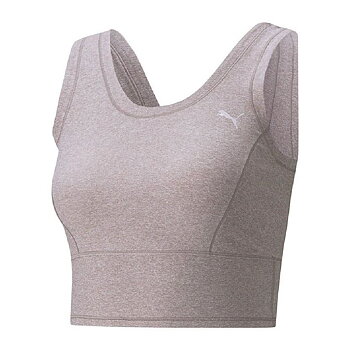 Sport-topp, Dam Puma Studio Yogini Luxe Crop Tank Violett