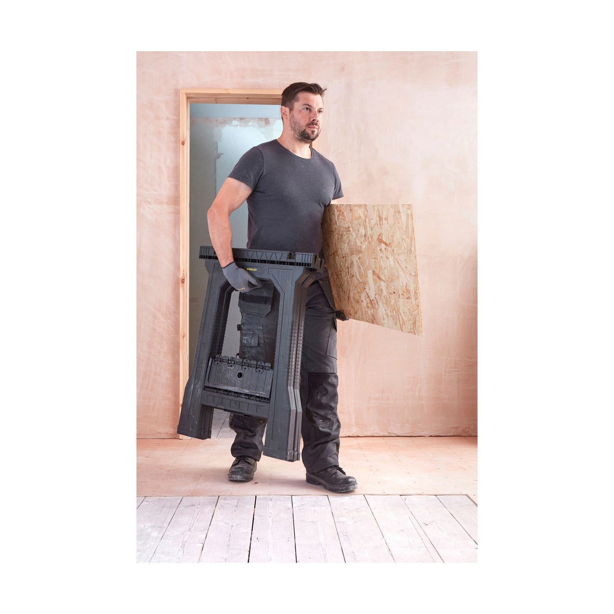 Staffli Stanley STST1-70355 58,1 x 81,8 x 12,6 cm Svart - 5