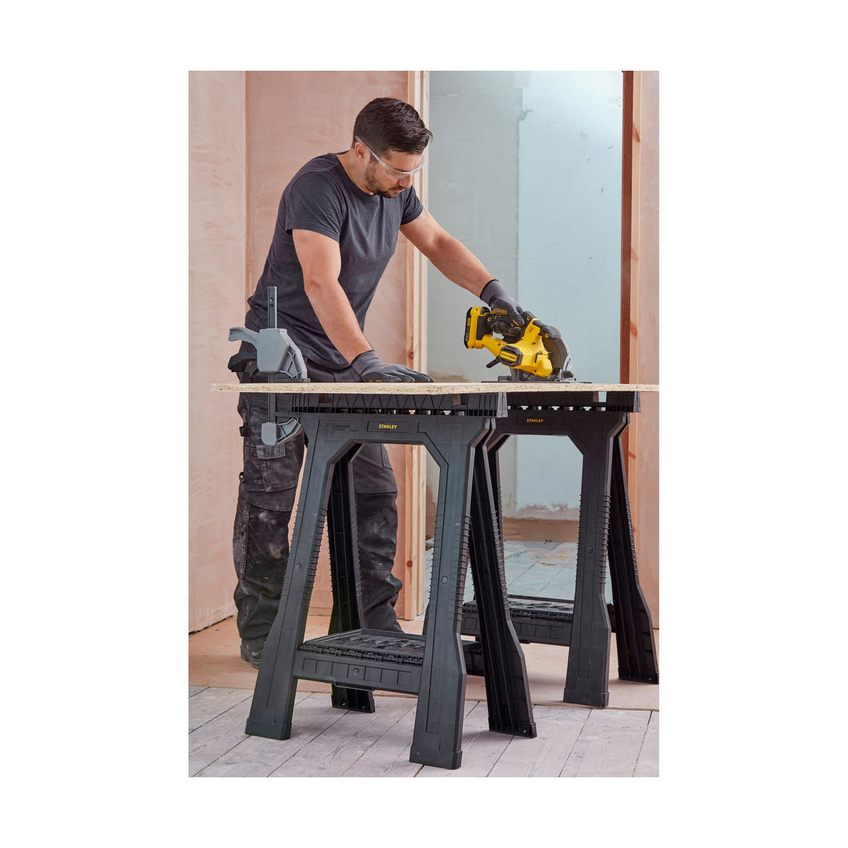 Staffli Stanley STST1-70355 58,1 x 81,8 x 12,6 cm Svart - 3