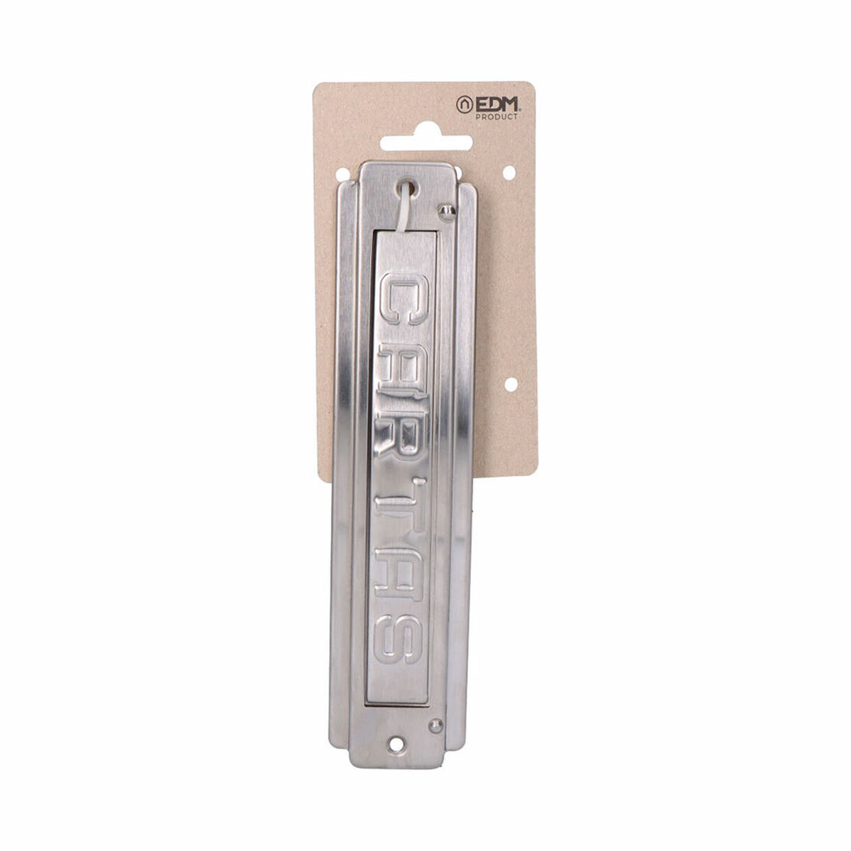Brevlådeplaketter EDM 85578 Silvrig Rostfritt stål 22 x 5 cm - 3