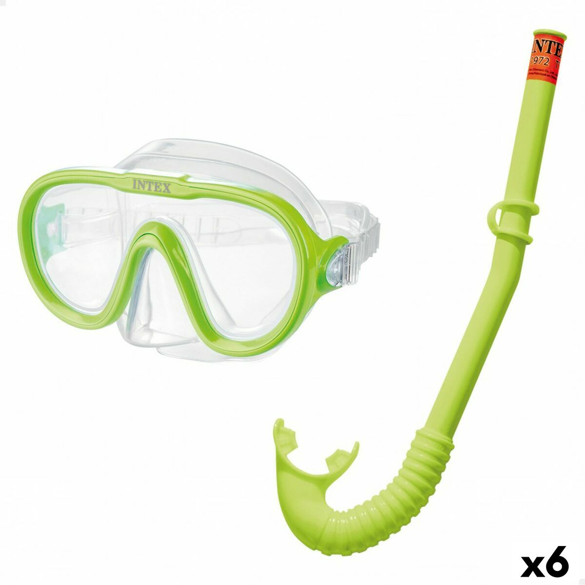 Snorkel och cyklop Intex Adventurer Grön - 15