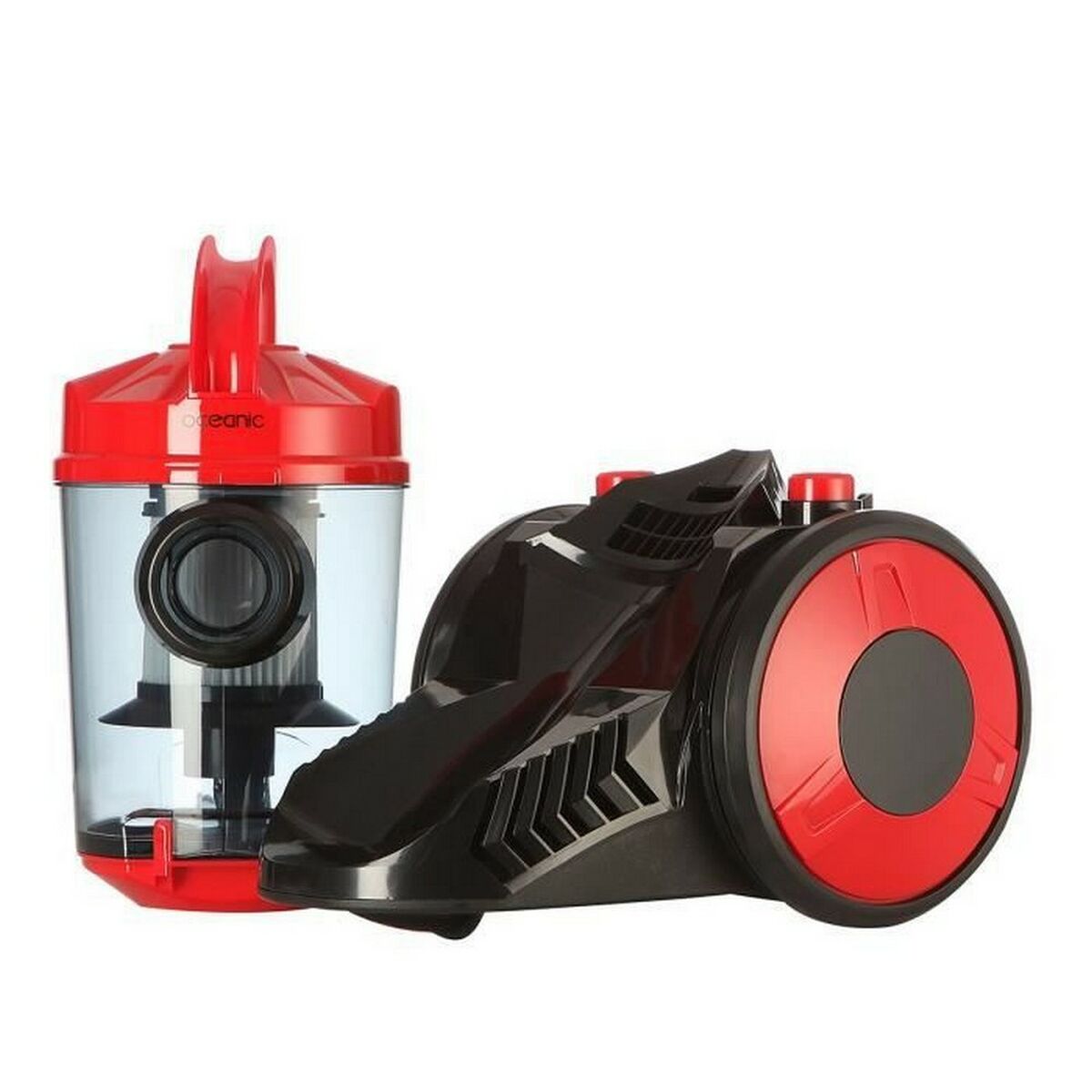 Påsfri Dammsugare Oceanic VC10RBAX2 Svart Röd rouge 700 W - 7