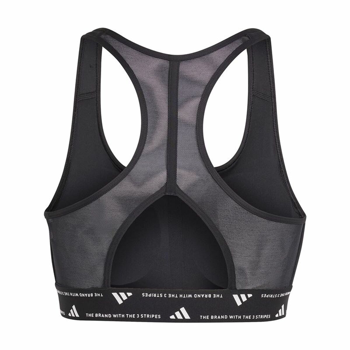 Sport-BH Adidas Essentials Powereact Mid Svart - 2