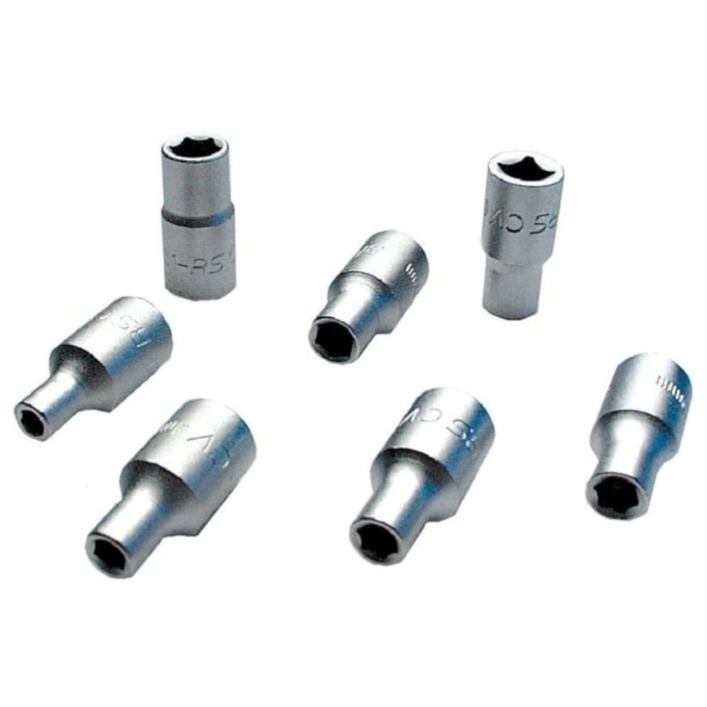 Brüder Mannesmann Spärrhandtag och hylsnyckelsats 46 delar 1/4" 2040 - 3