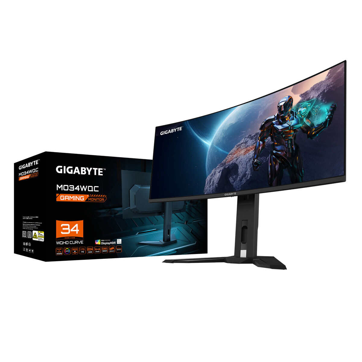 Monitor Gigabyte MO34WQC 34" 175 hz Wide Quad HD - 6