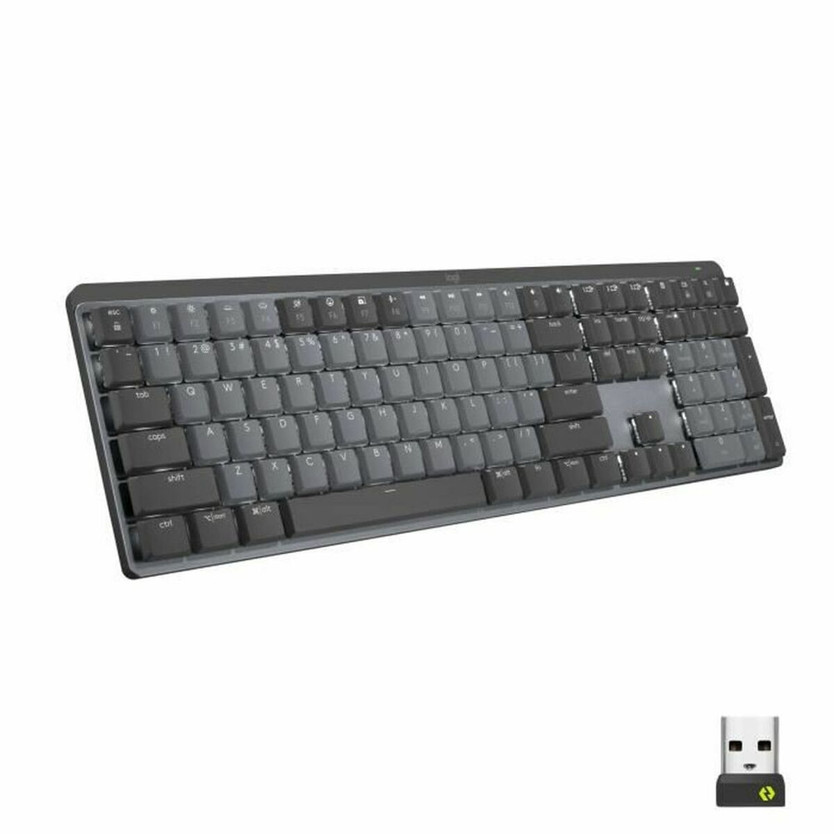 Tangentbord Logitech MX Mechanical USB Grafit Bakgrundsbelysning Trådlös AZERTY - 3