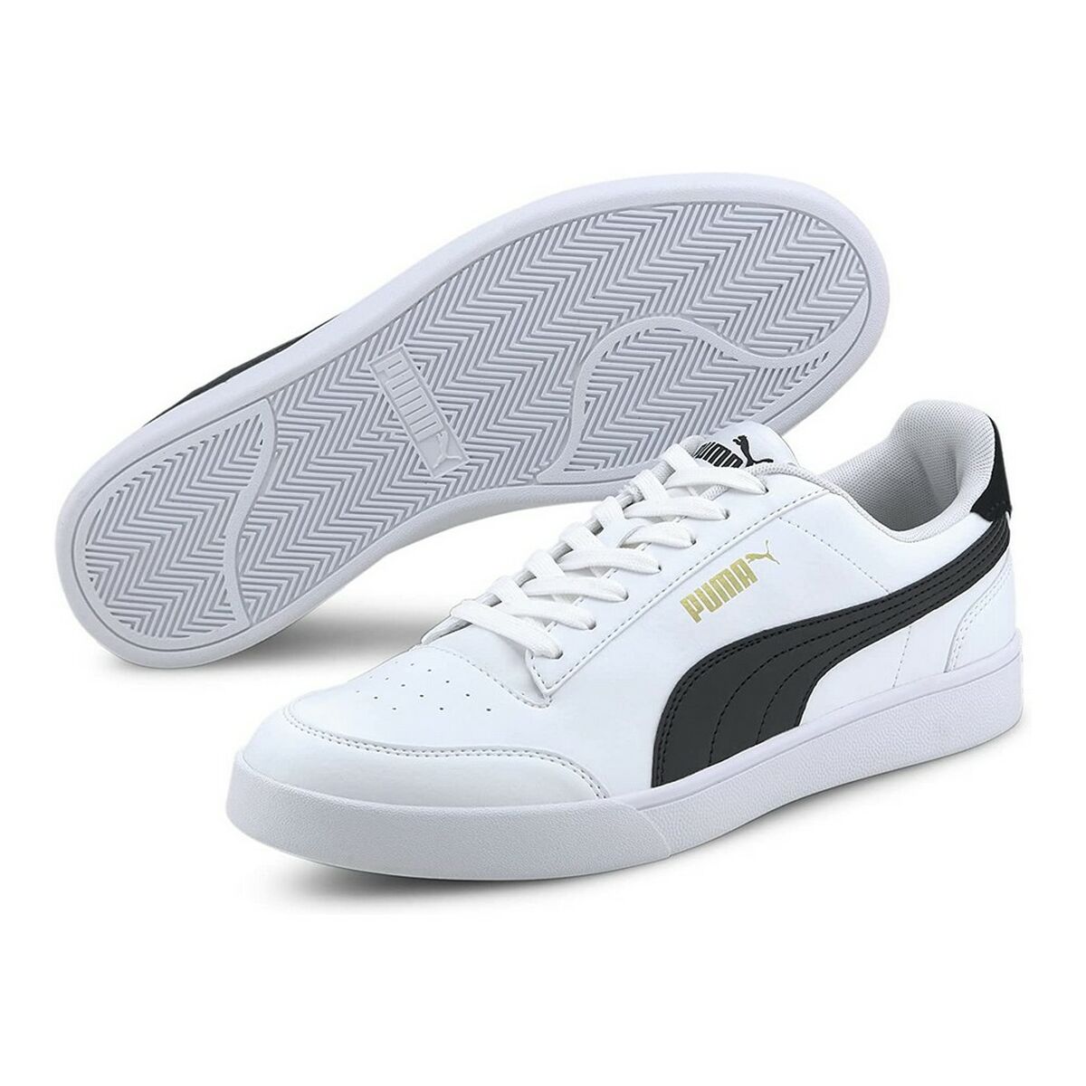 Gymnastikskor, Herr Puma  Puma Shuffle Vit - 9