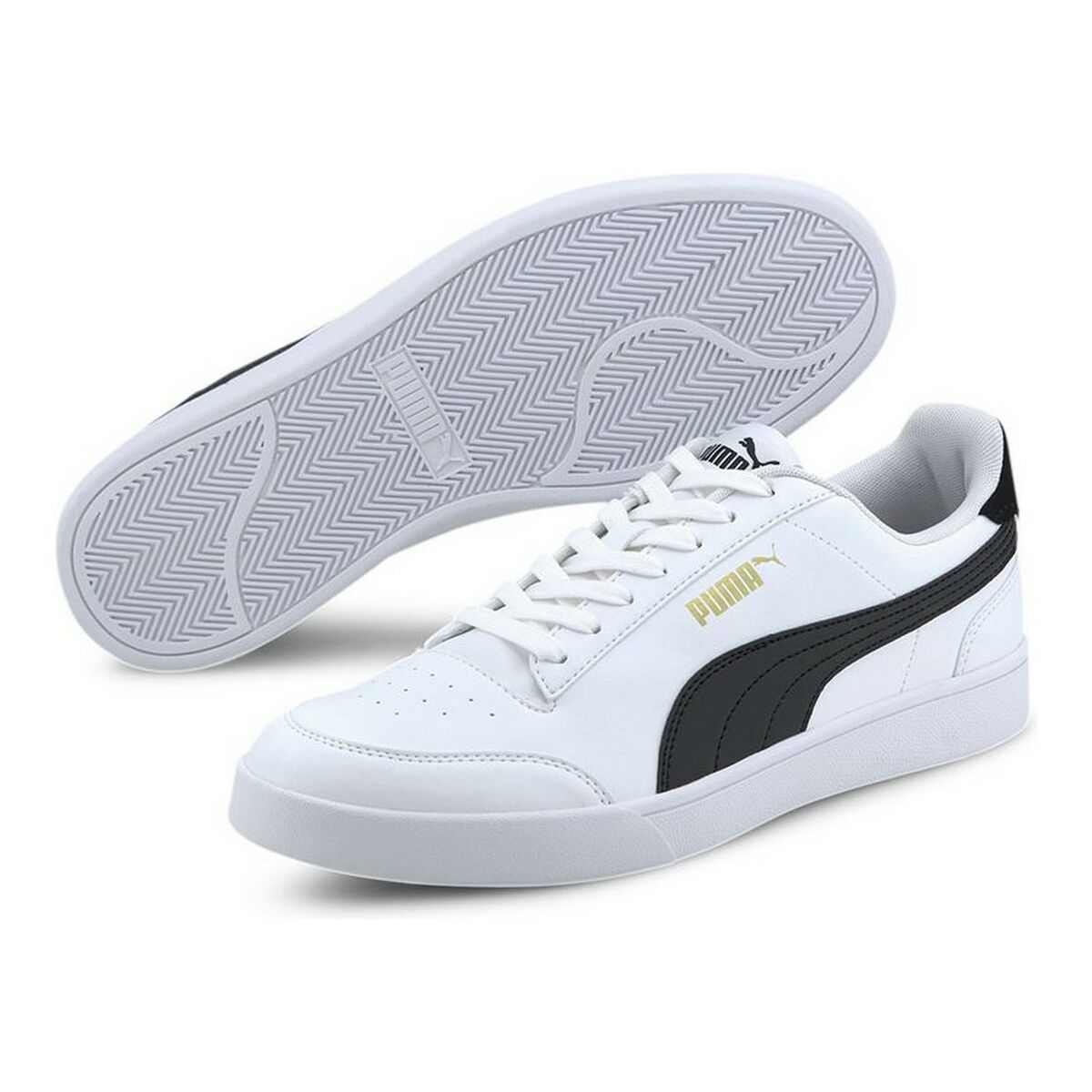 Gymnastikskor, Herr Puma  Puma Shuffle Vit - 4
