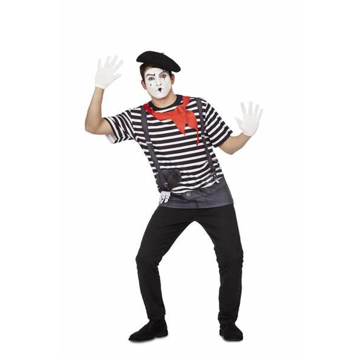 Maskeraddräkt för barn My Other Me Mime - 2
