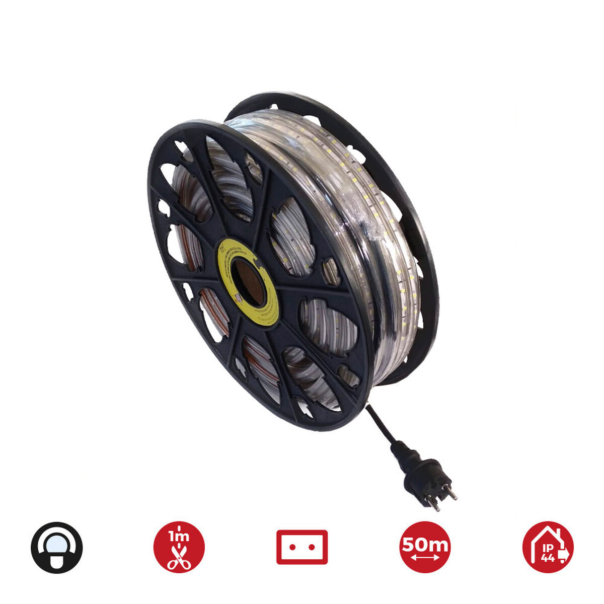 LED trakovi EDM 72700 4,2 W x 1 m 50 m Kallt ljus 6400 K 350 lm - 3