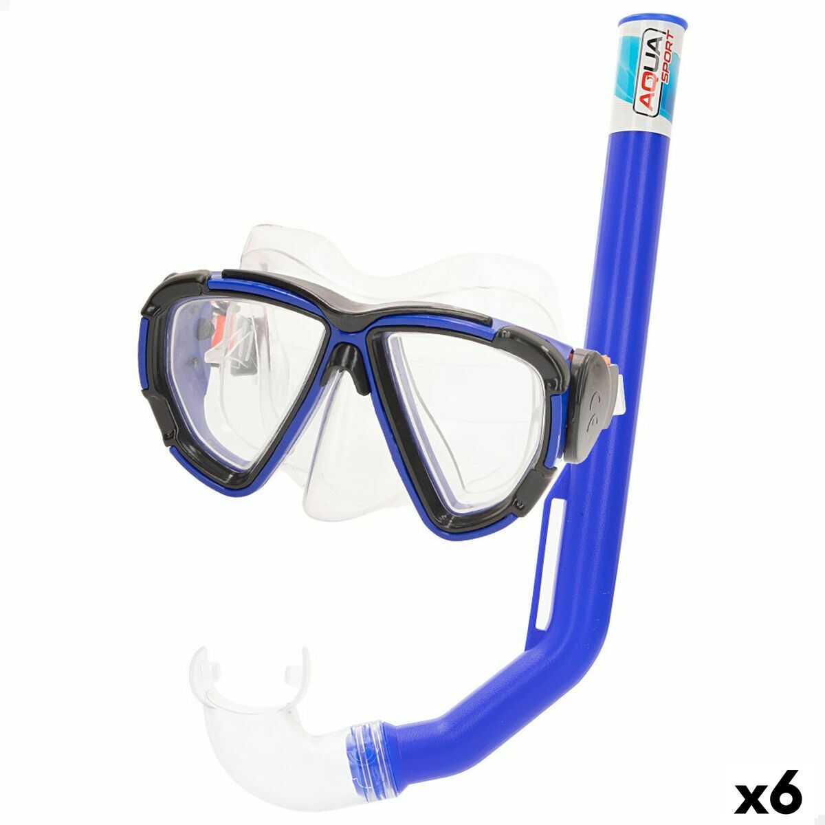 Snorkel och cyklop Colorbaby Aqua Sport Vuxna (6 antal) - 6
