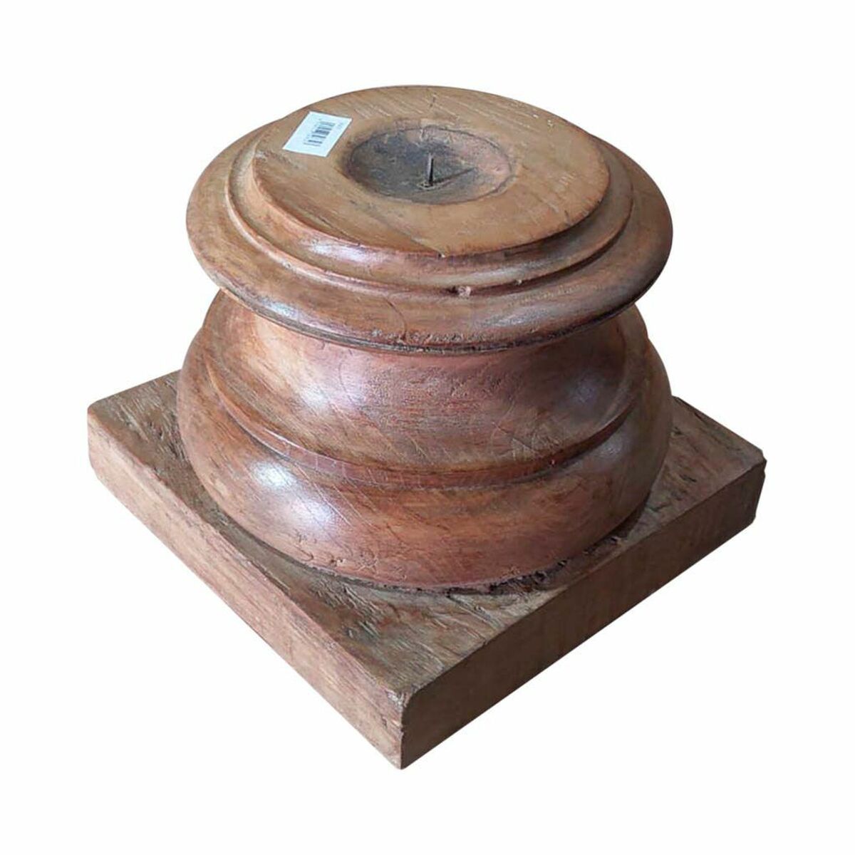 Ljusstake Alexandra House Living Brun Akaciaträ Mangoträ 25 x 21 x 25 cm