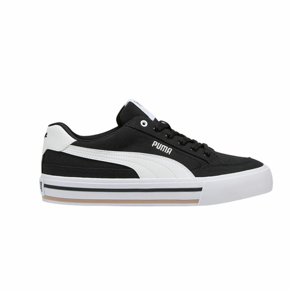 Sportskor Casual Herr Puma Court Classic Vulc Svart