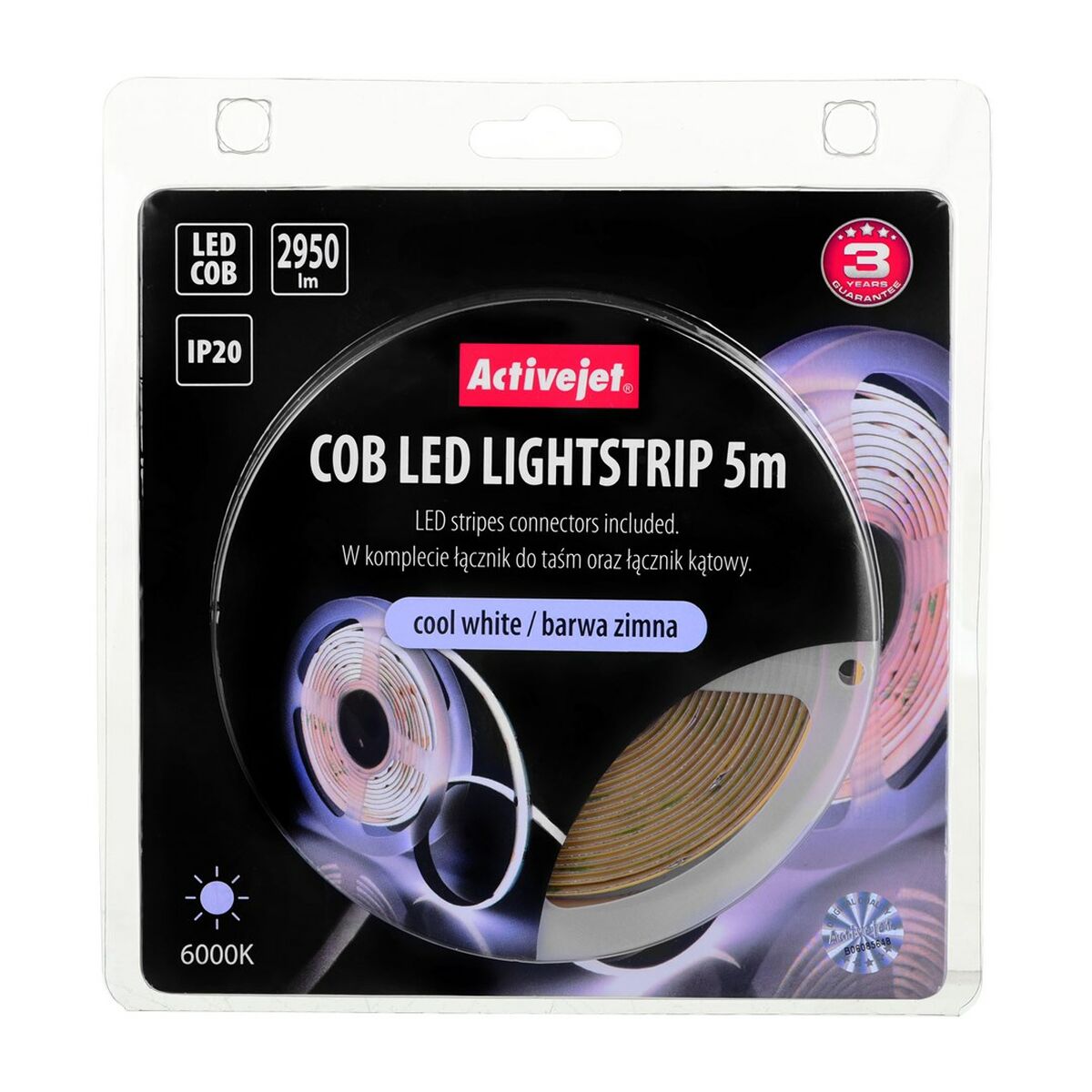 LED trakovi Activejet AJE-COB 5m zim Inte F 30 W - 4