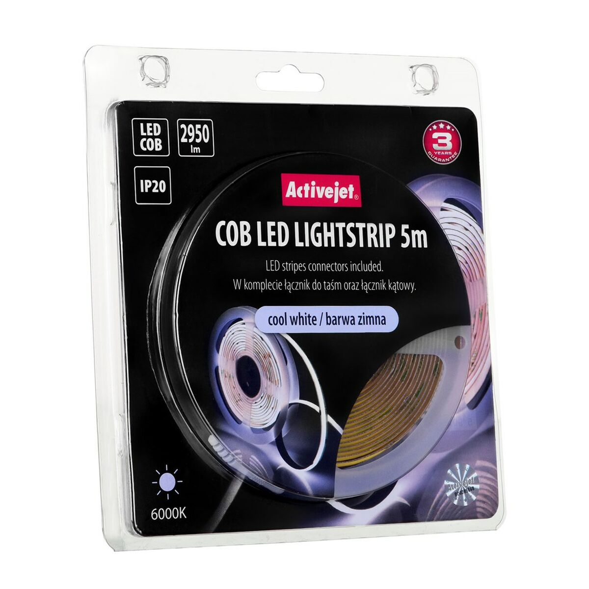 LED trakovi Activejet AJE-COB 5m zim Inte F 30 W - 3
