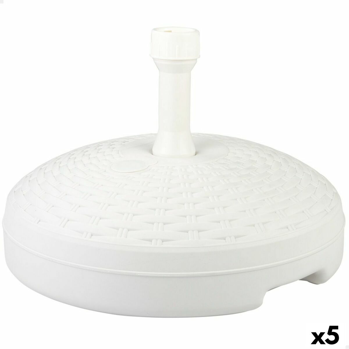 Parasollfot Aktive Vit Plast 45 x 30 x 45 cm (5 antal) - 5